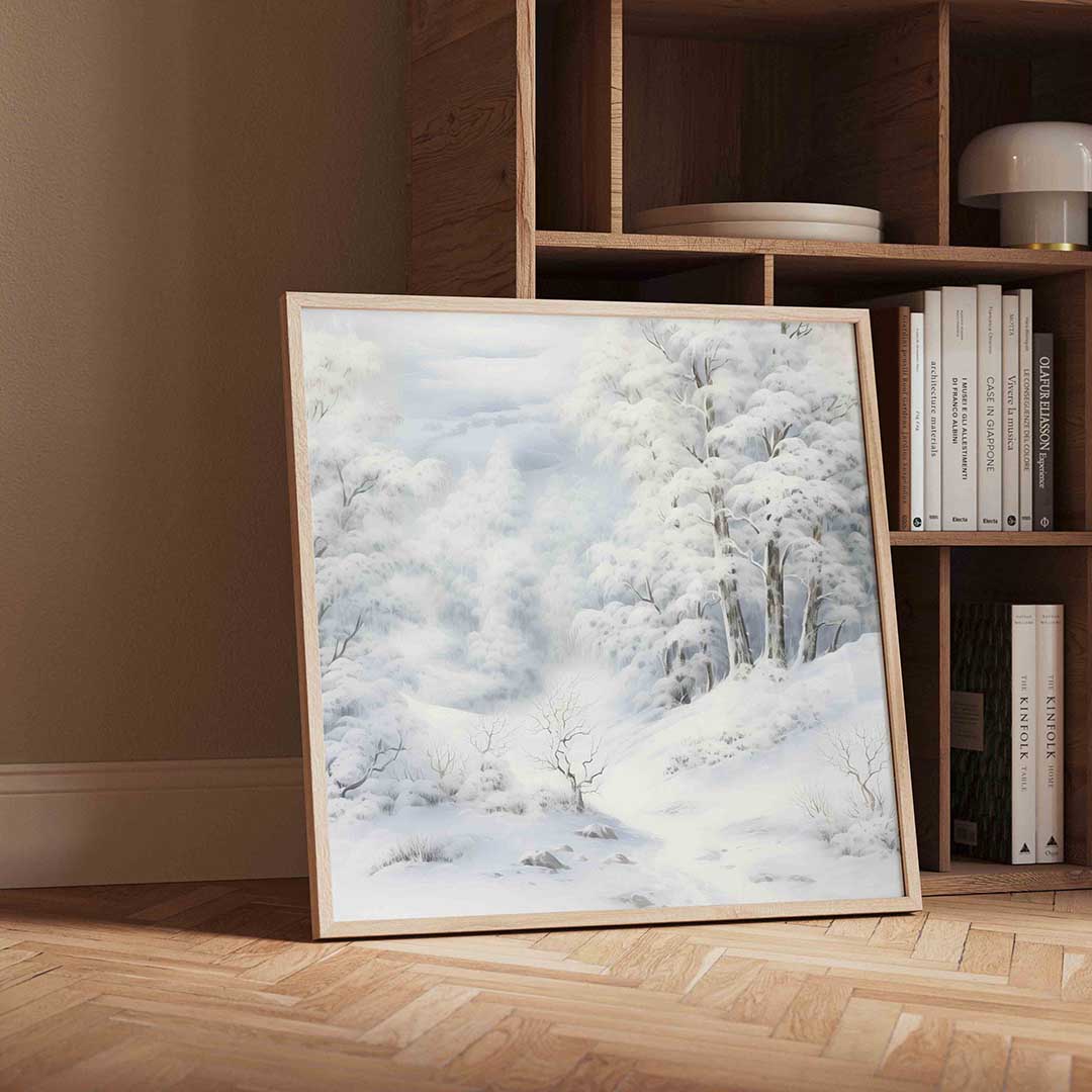 Winterlandschap Poster