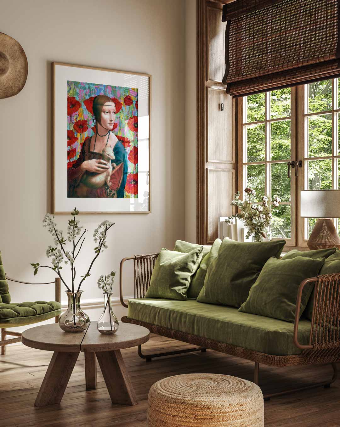 Vrolijke Renaissance Popart Poster-WallArtistic
