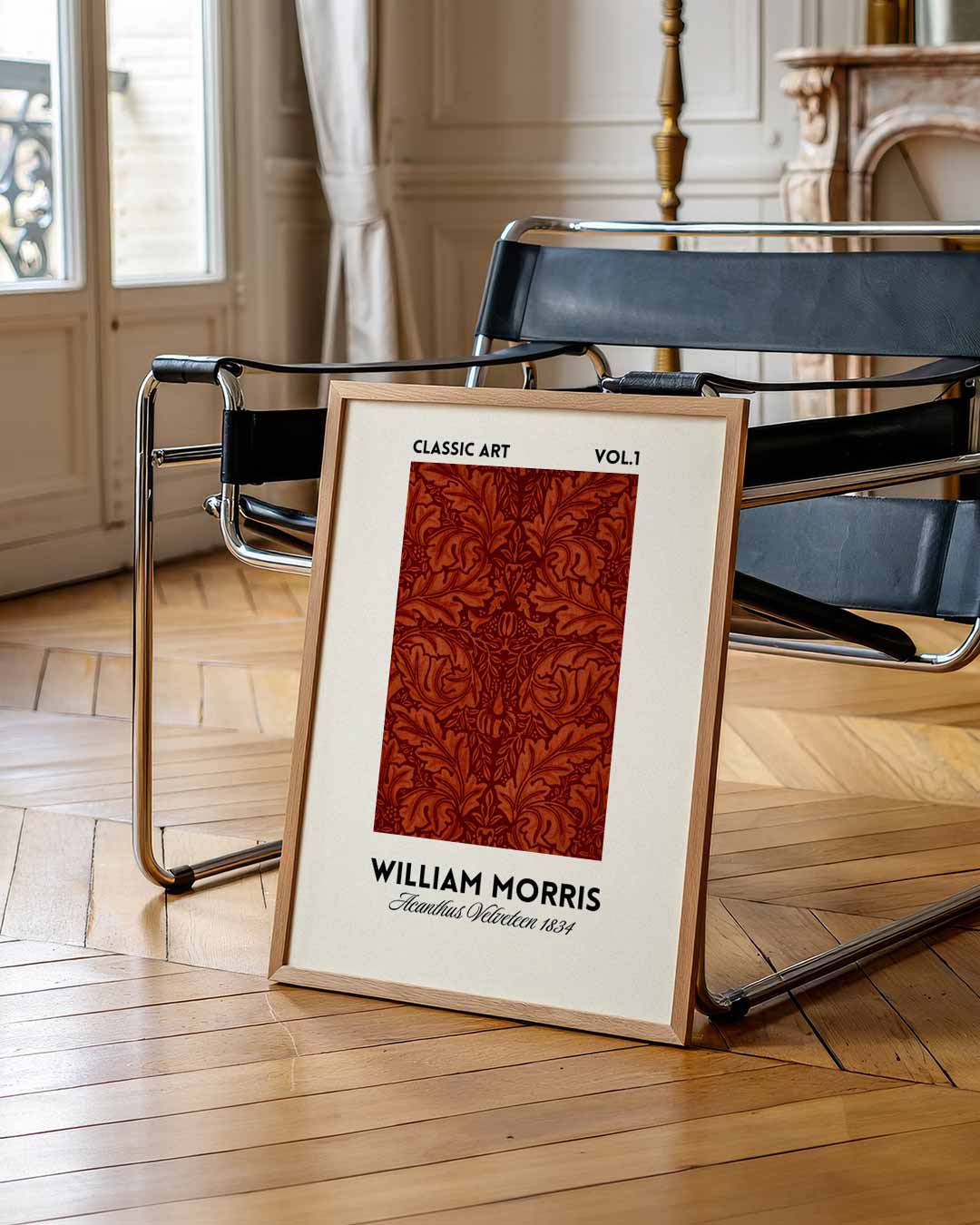 William Morris Acanthus Redesign 1884 Poster-WallArtistic