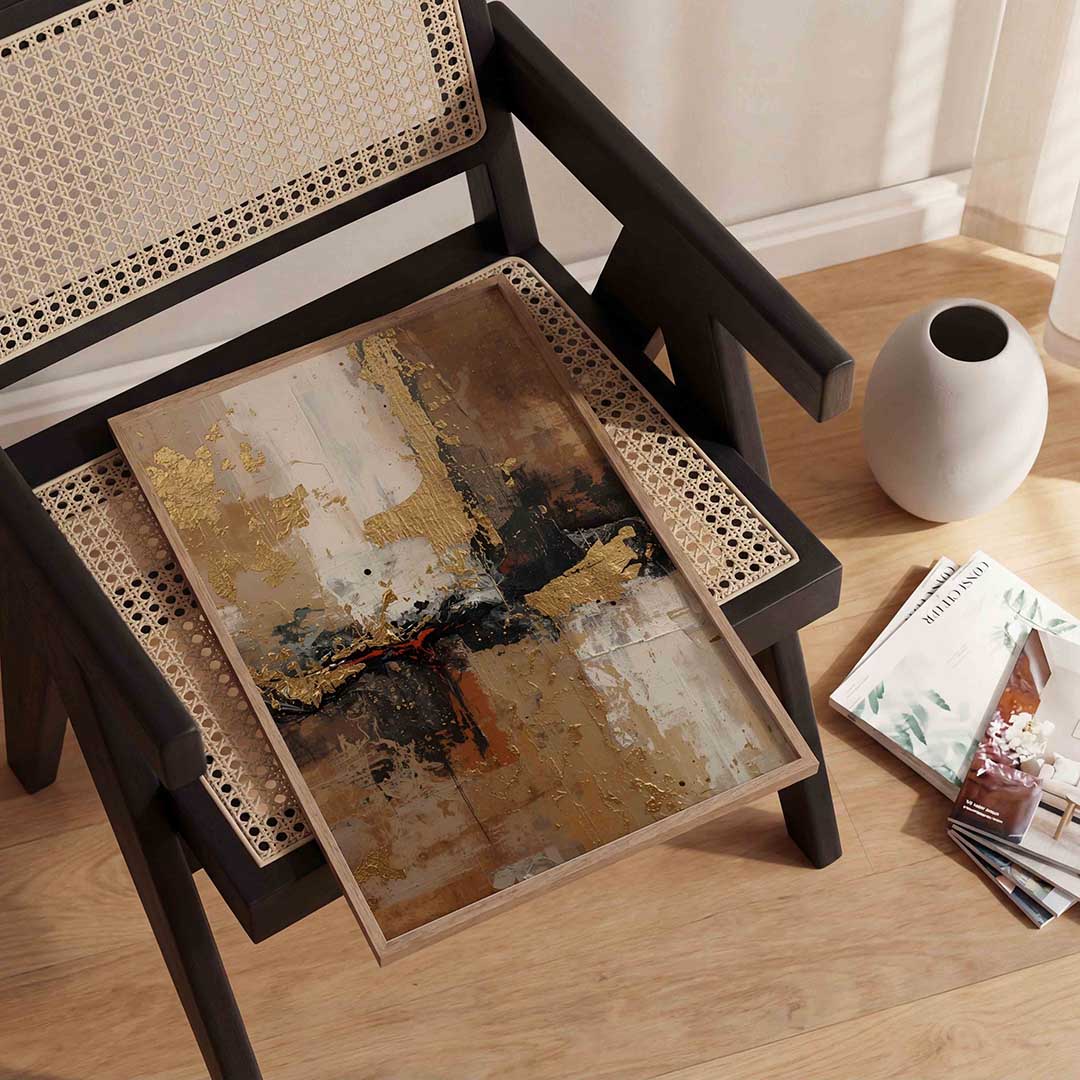 Gouden textuur Poster