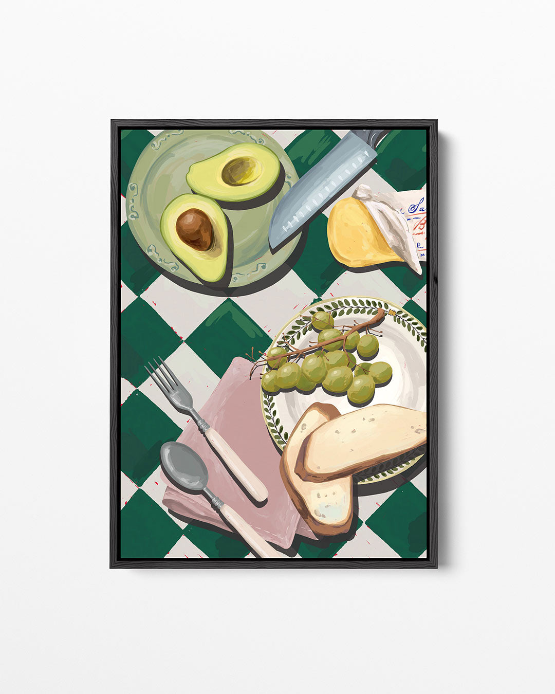 Eettafel compositie Kunstwerk