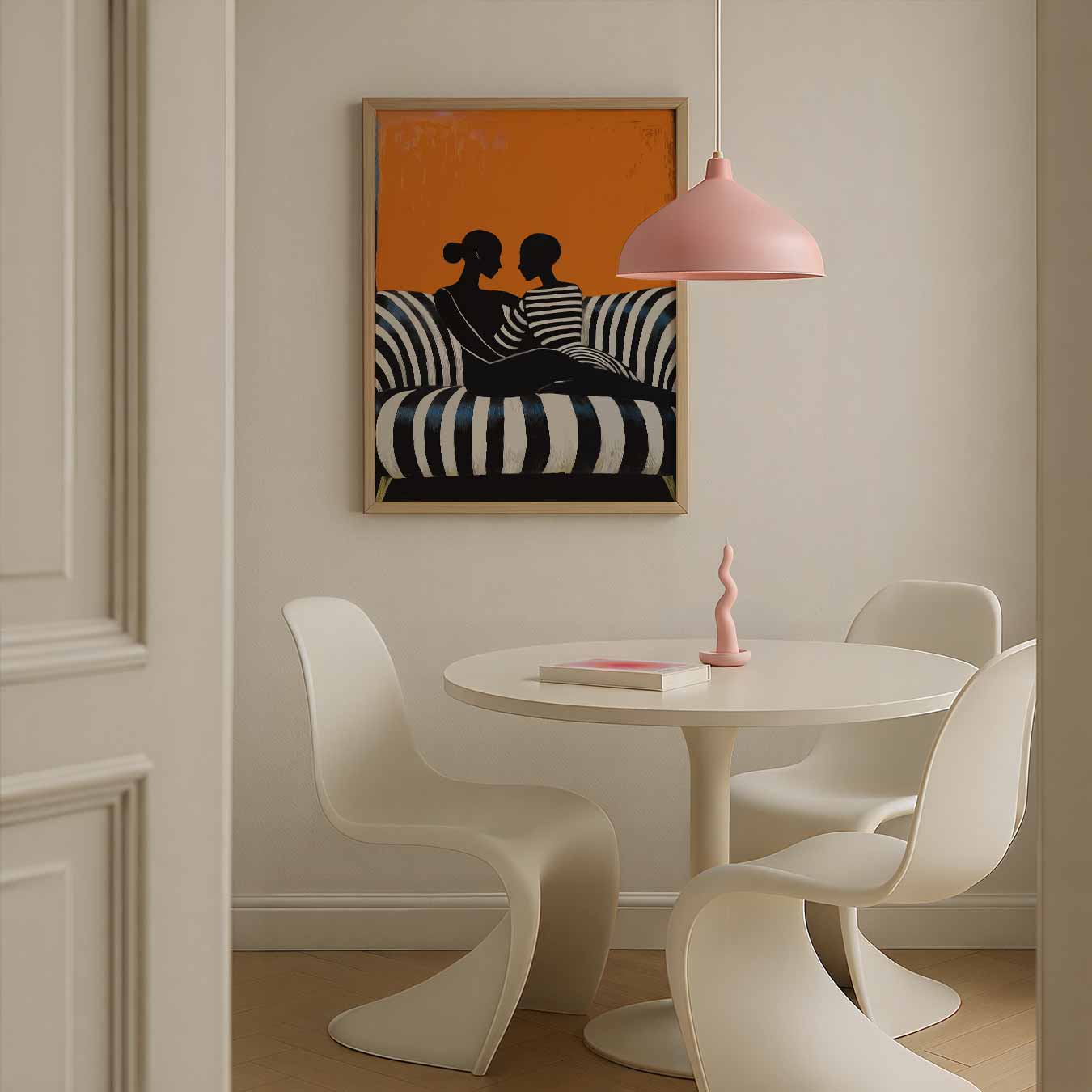 Stijlvolle Silhouetten Poster-WallArtistic