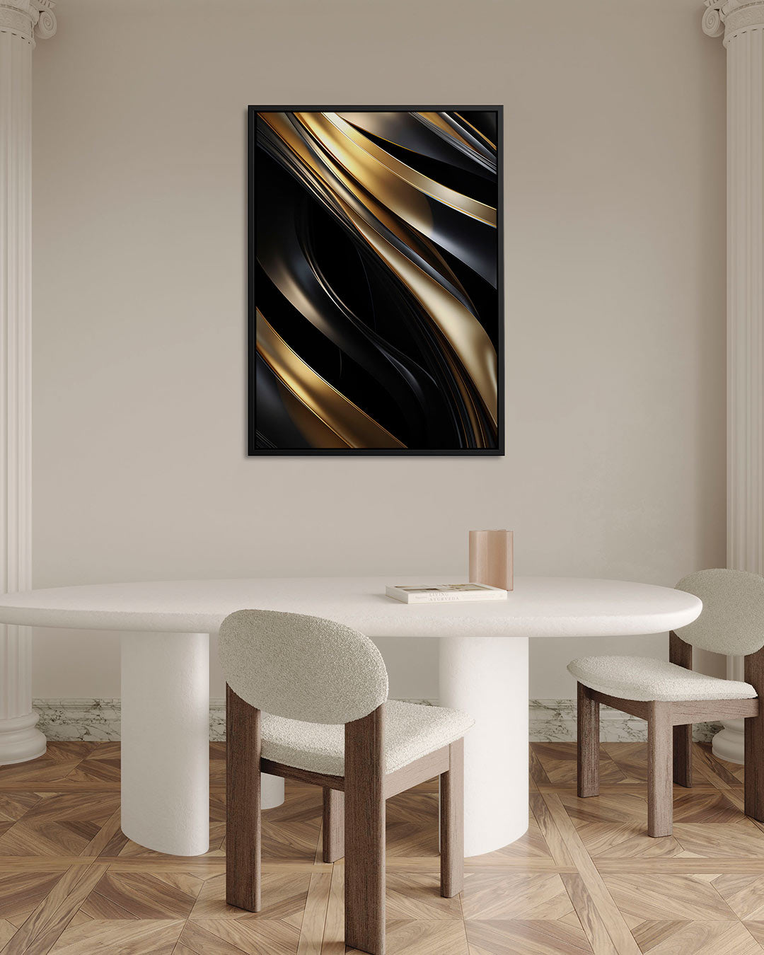 Golvende lijnen Kunstwerk