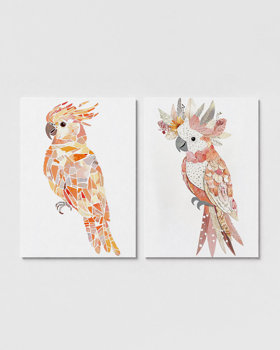 Vogelmozaïek Posterset