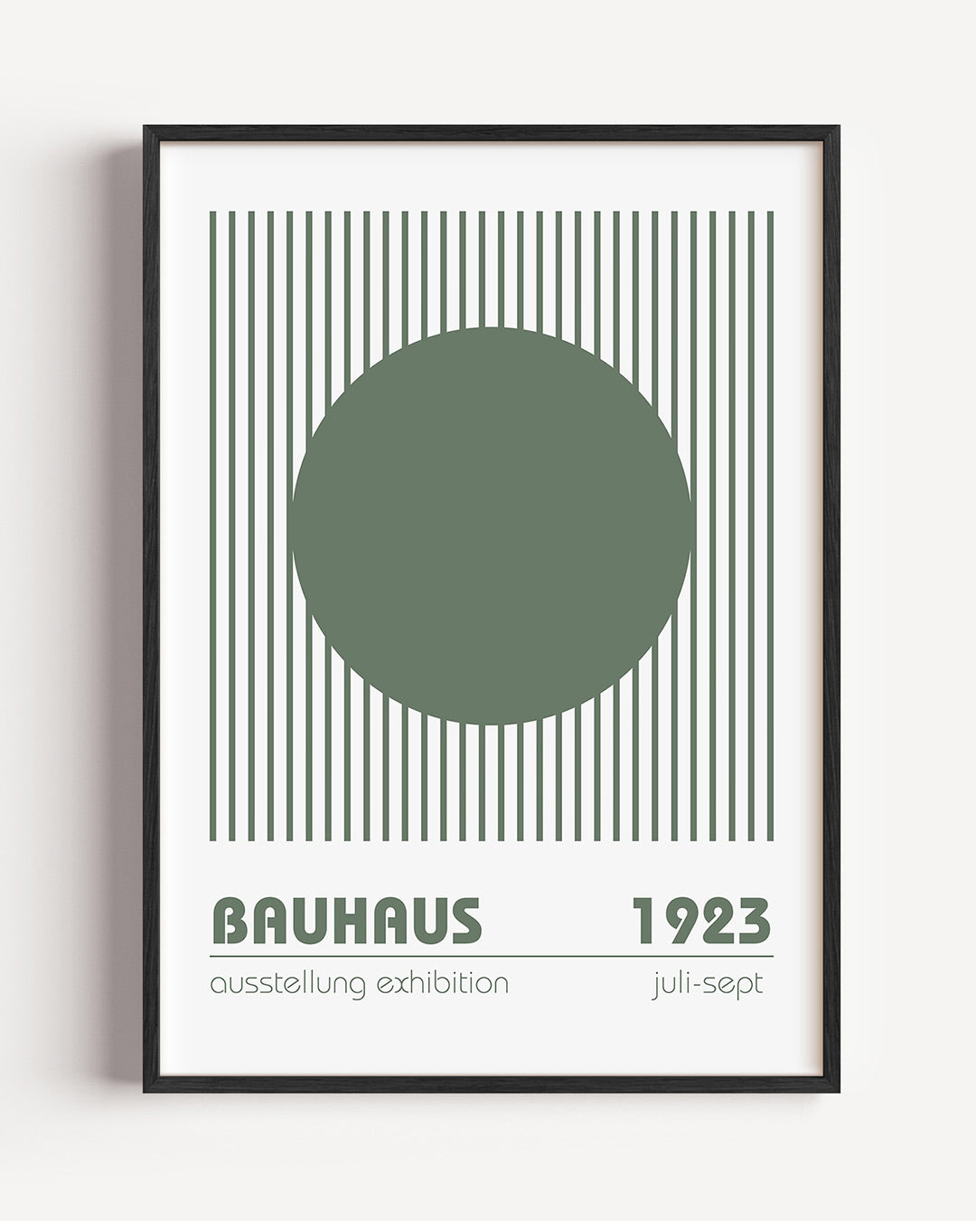 Cirkel en lijnen Poster