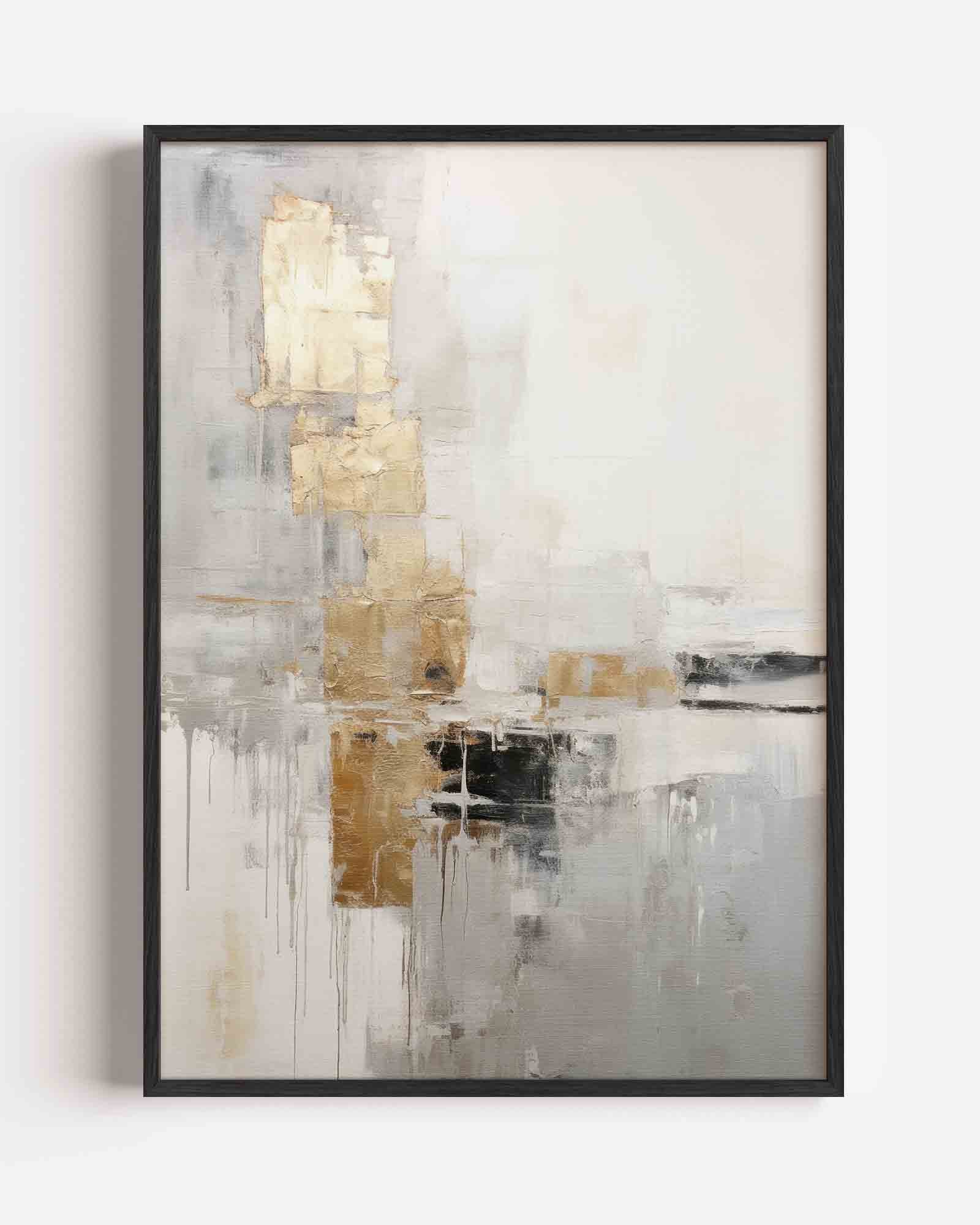 Gouden abstractie Poster