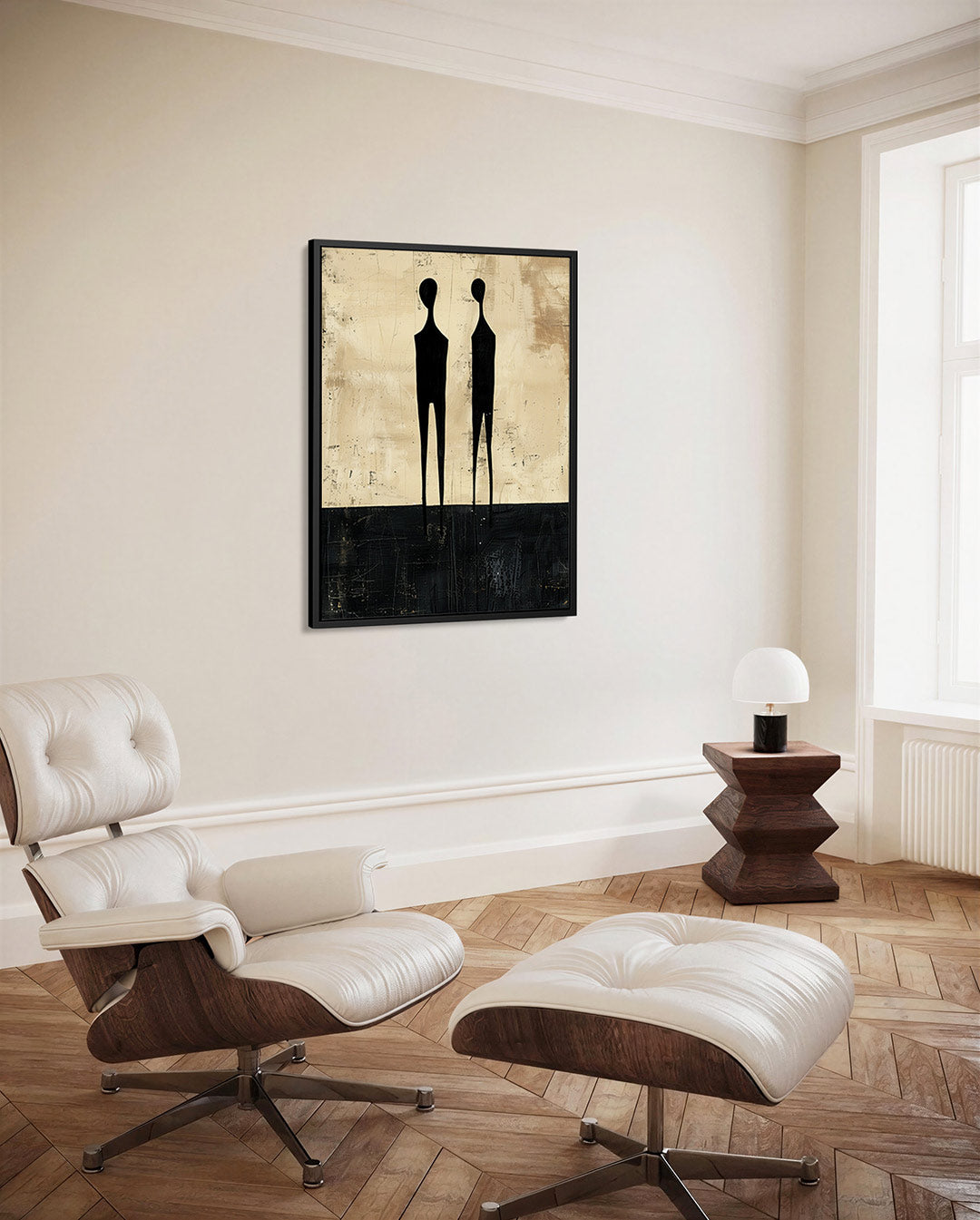 Figuratieve silhouetten Kunstwerk