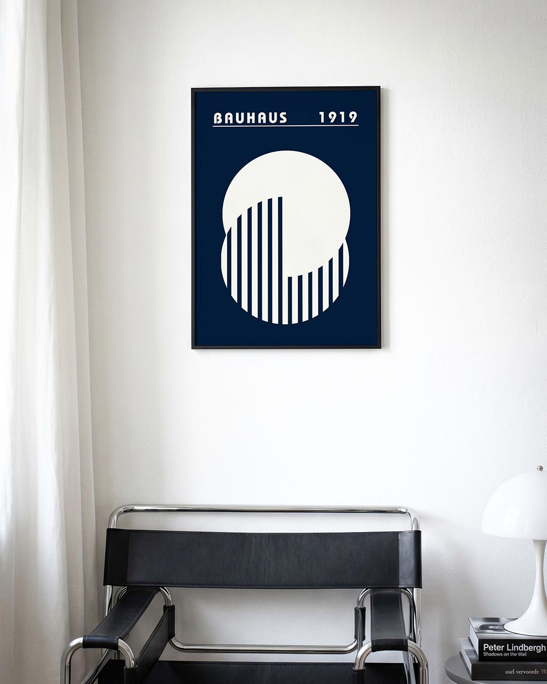 Cirkel en lijnen Poster
