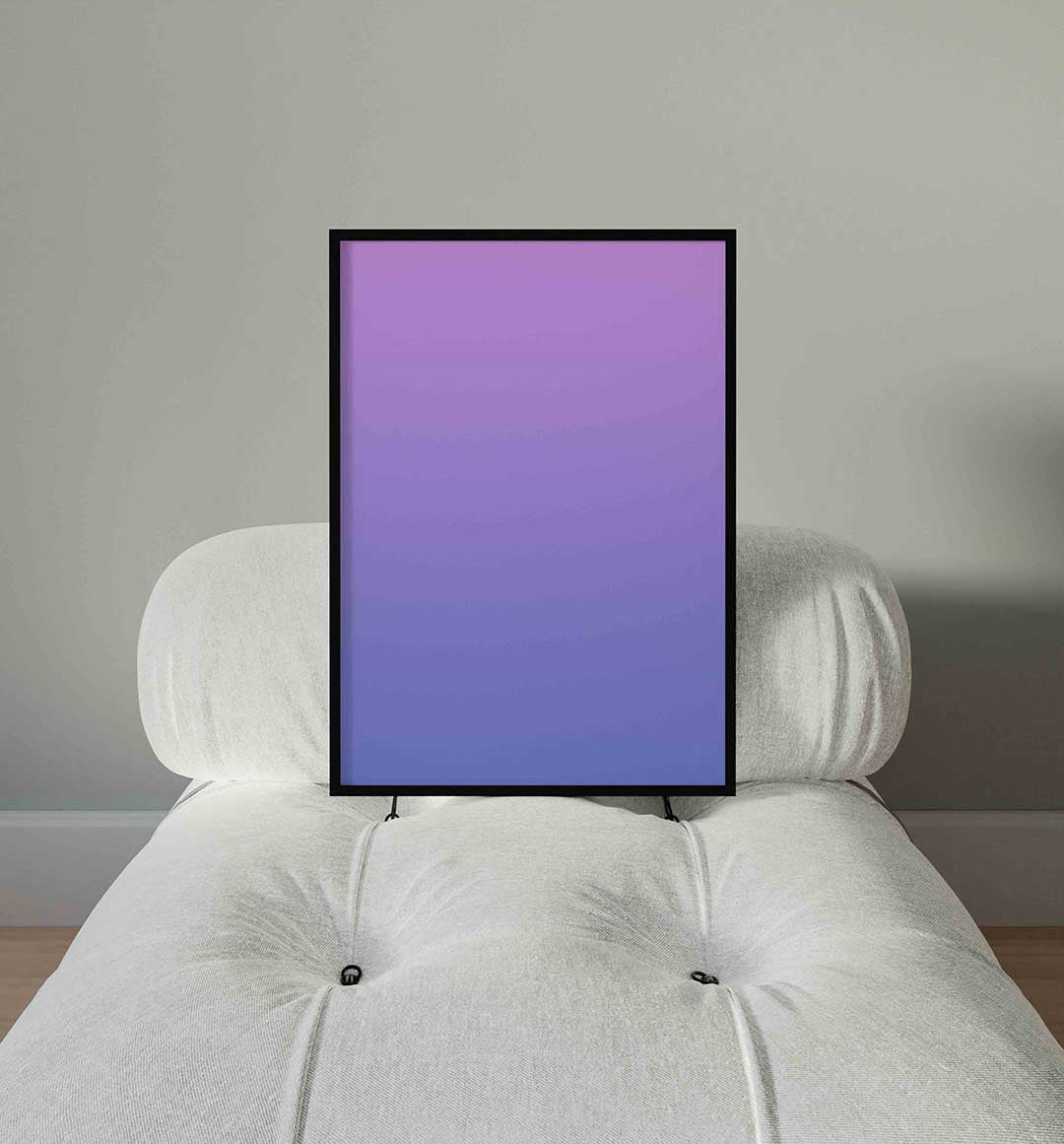 Paarse gradient Poster