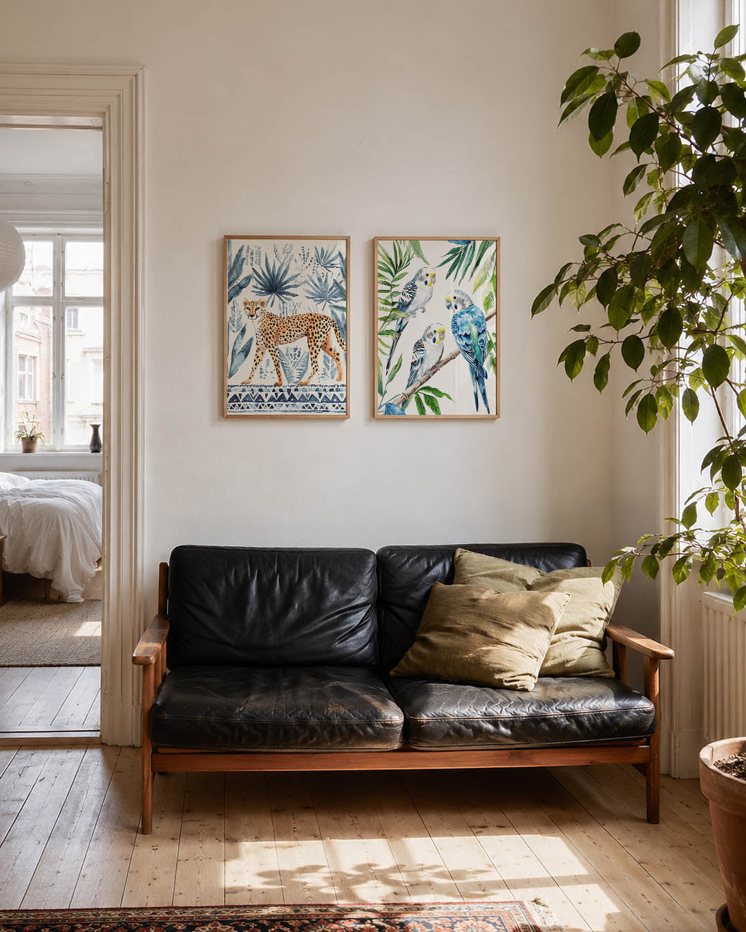 Jungle en patronen Posterset