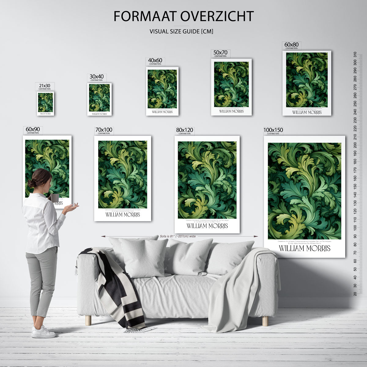 Groene bladeren Poster