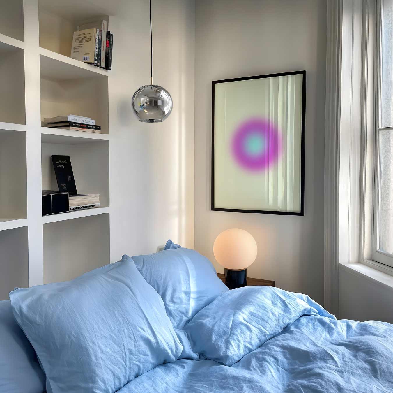 Zachte Regenboog Vibes Poster-WallArtistic