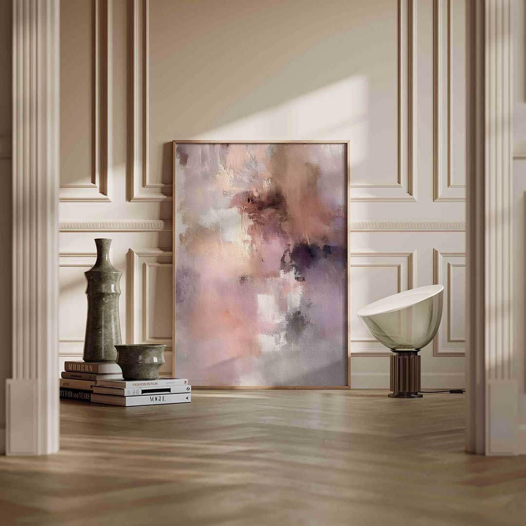 Abstracte pastel Poster