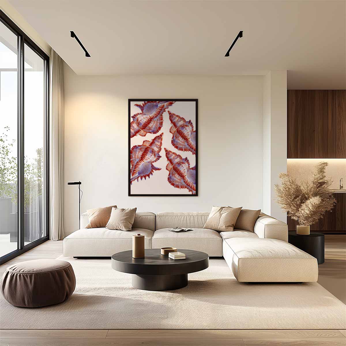 Abstract kunstwerk Kunstwerk-canvas-dibond-plexiglas-wanddecoratie-WallArtistic