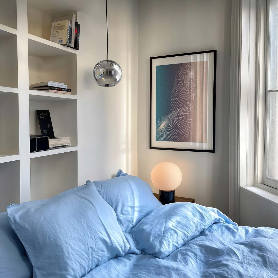 Elegante Spiralen Kunstposter-WallArtistic