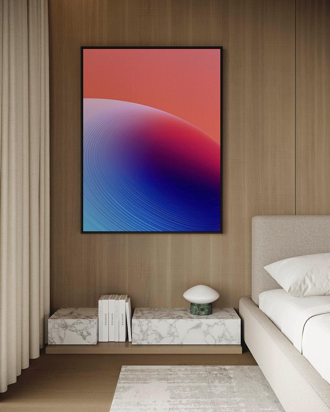 Kleurrijke cirkelvormen Kunstwerk