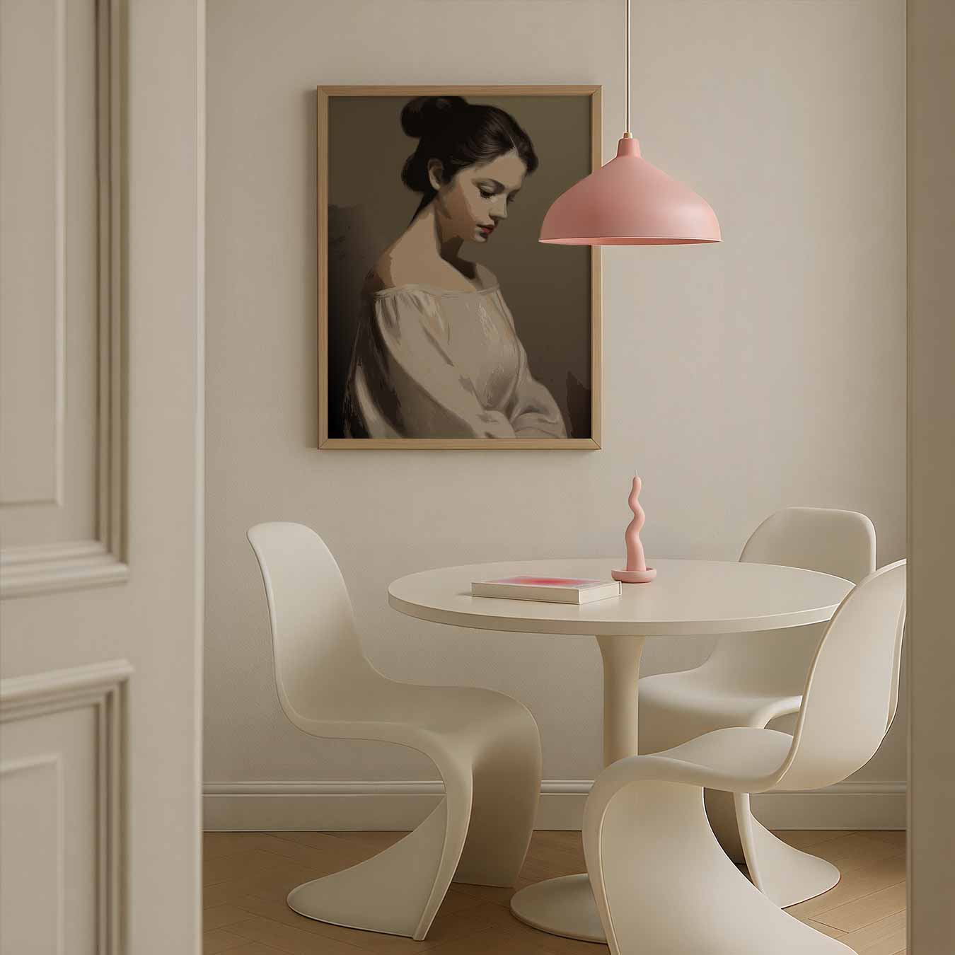 Stijlvolle Elegantie Portretposter-WallArtistic