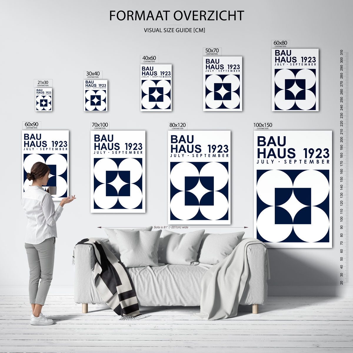 Vormen en vlakken Poster