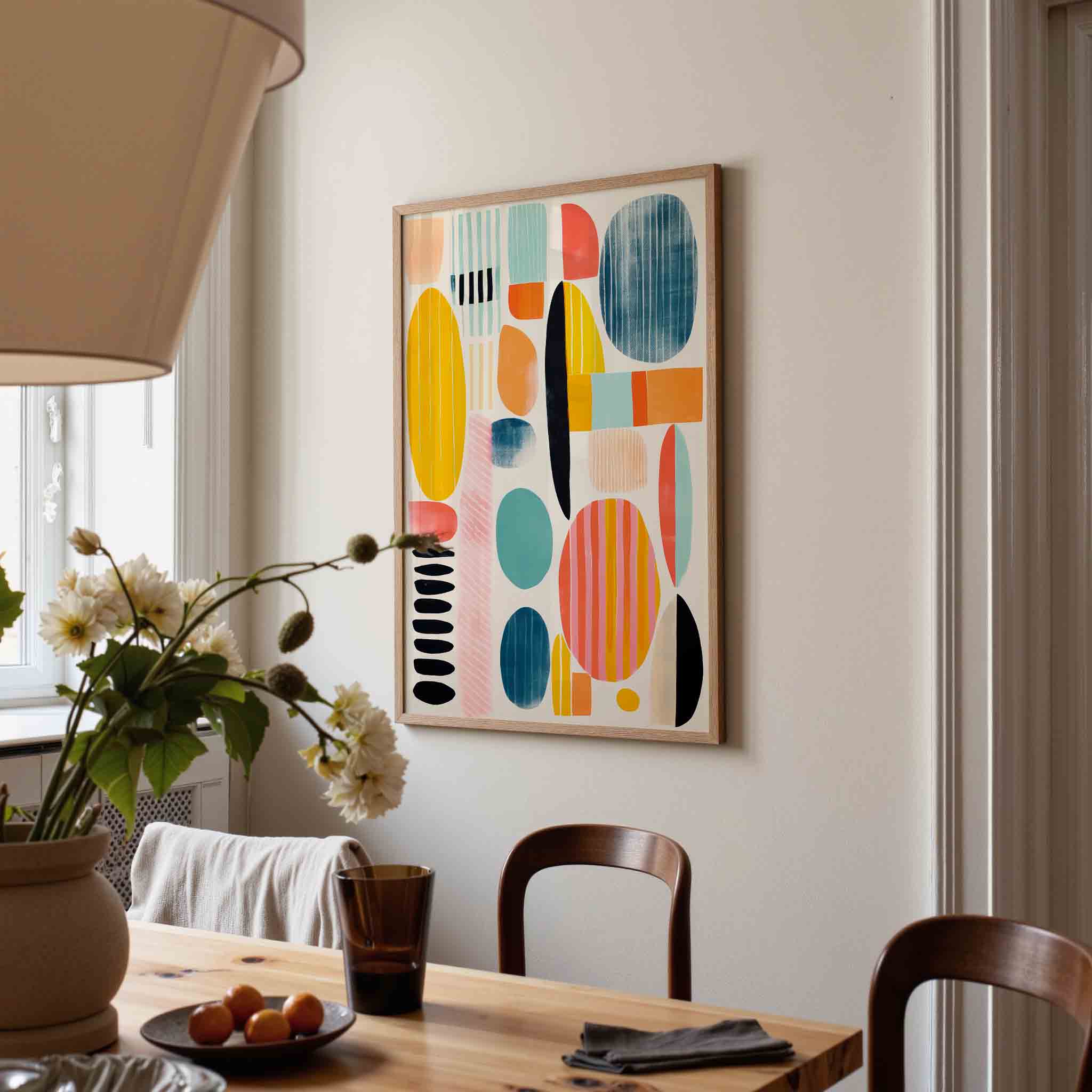 Abstracte vormen Poster