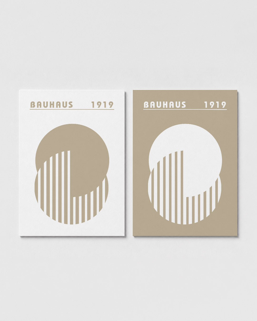 Cirkel en strepen Posterset