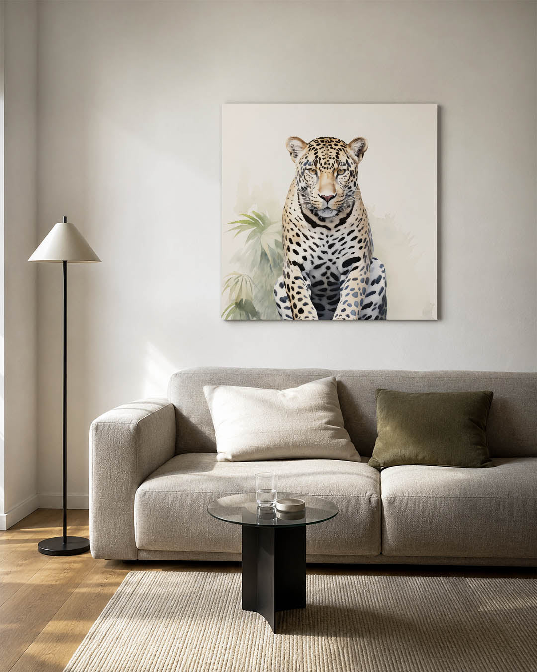 Gestileerde luipaard Kunstwerk