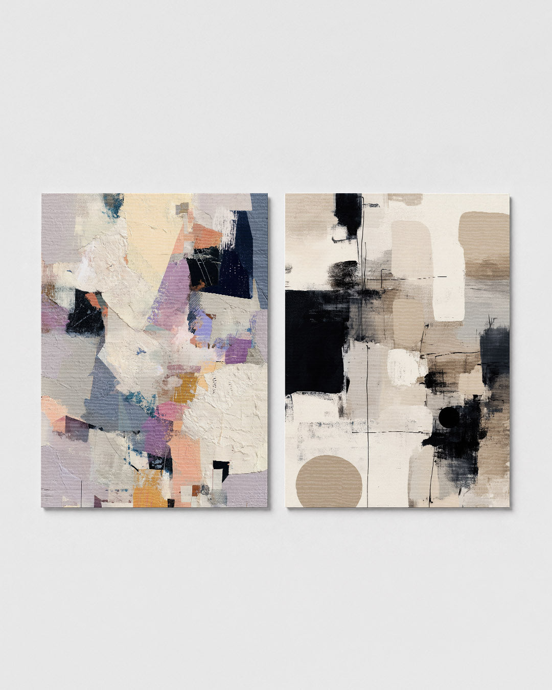 Kleurvlakken harmonie Posterset