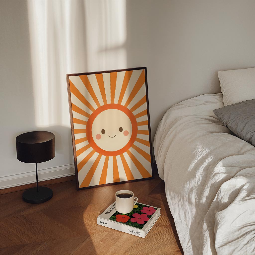 Blije Zonnestraal Poster-WallArtistic