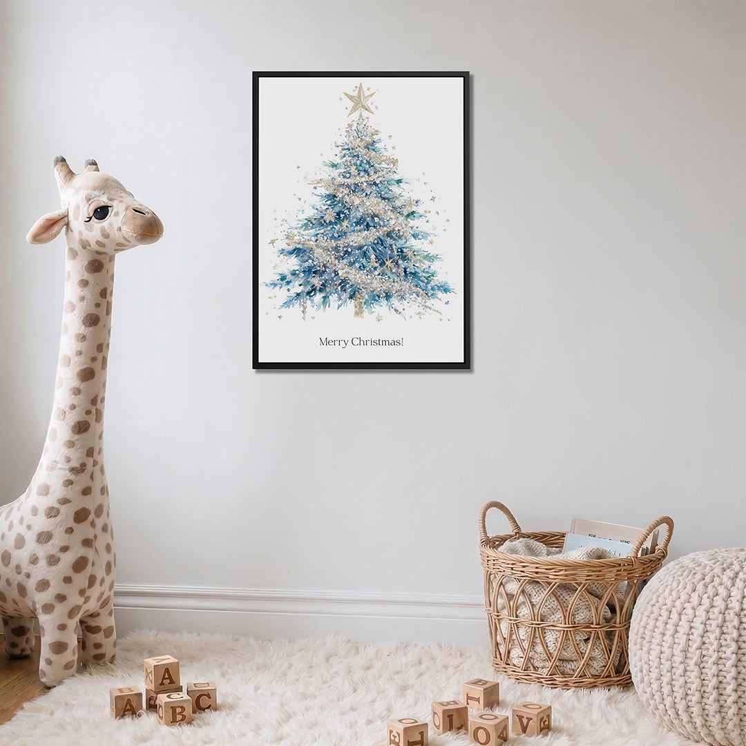 Feestelijke kerstboom Kunstwerk