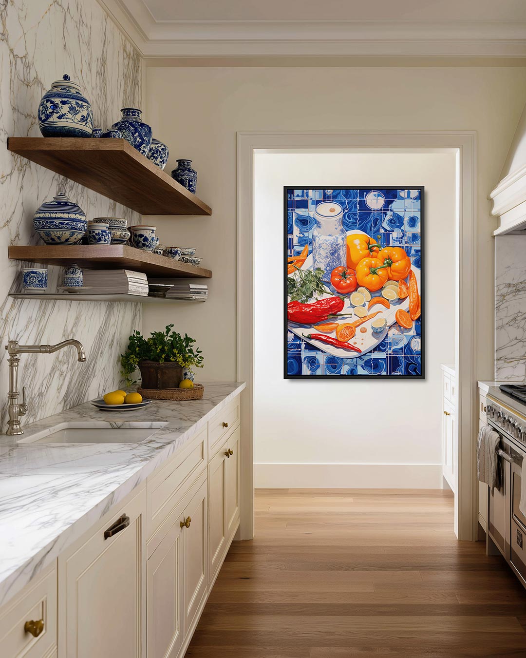 Interieur scène Kunstwerk