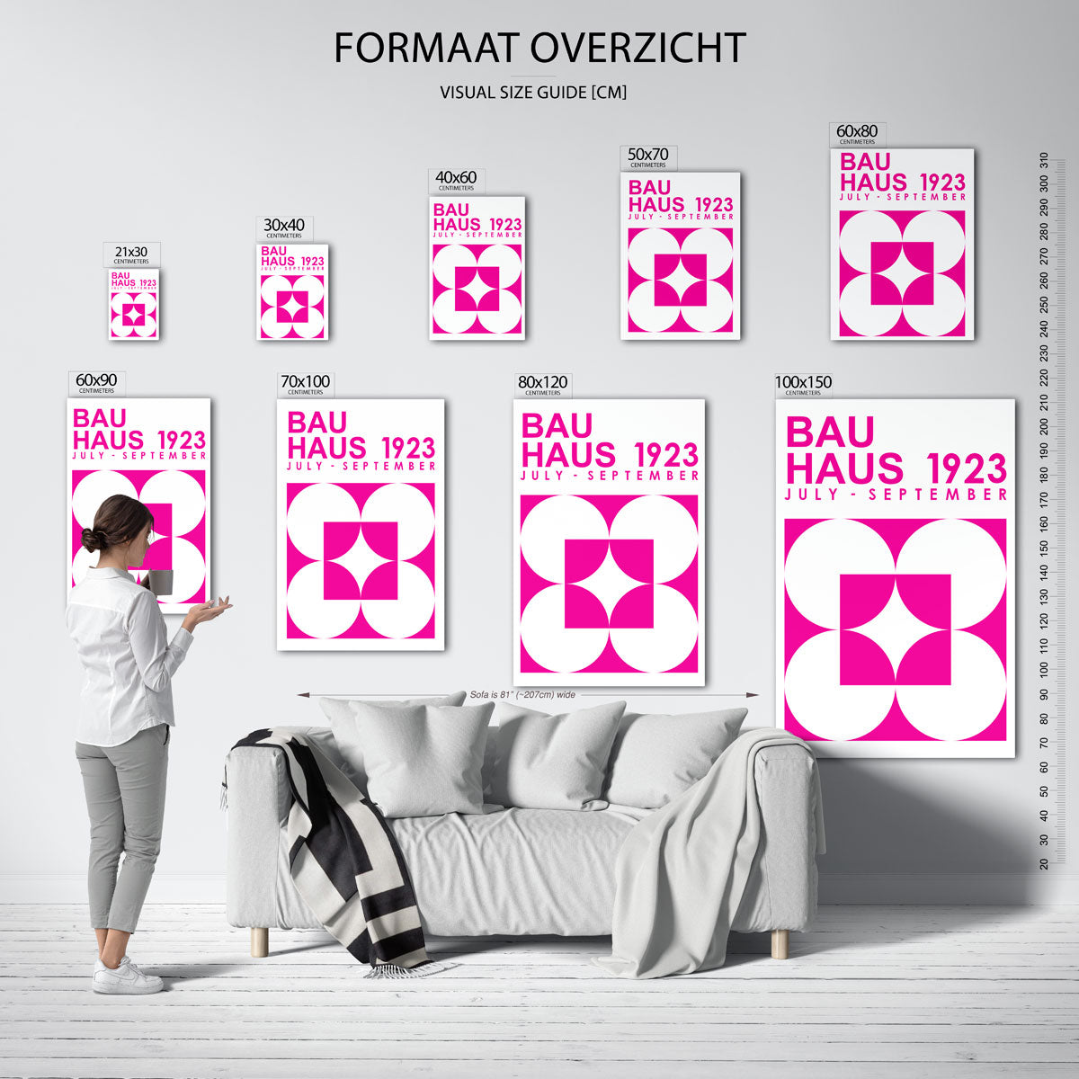Vormen en vlakken Poster