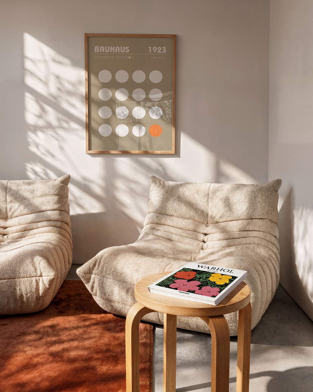 Cirkelpatroon en kleur Poster
