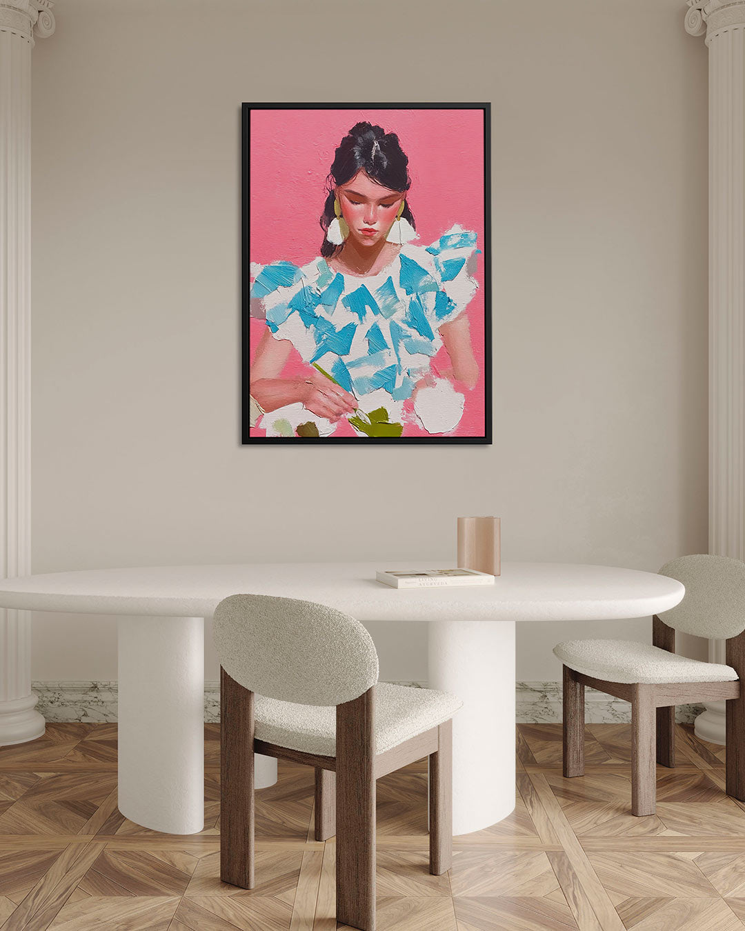 Vrouwelijk portret Kunstwerk