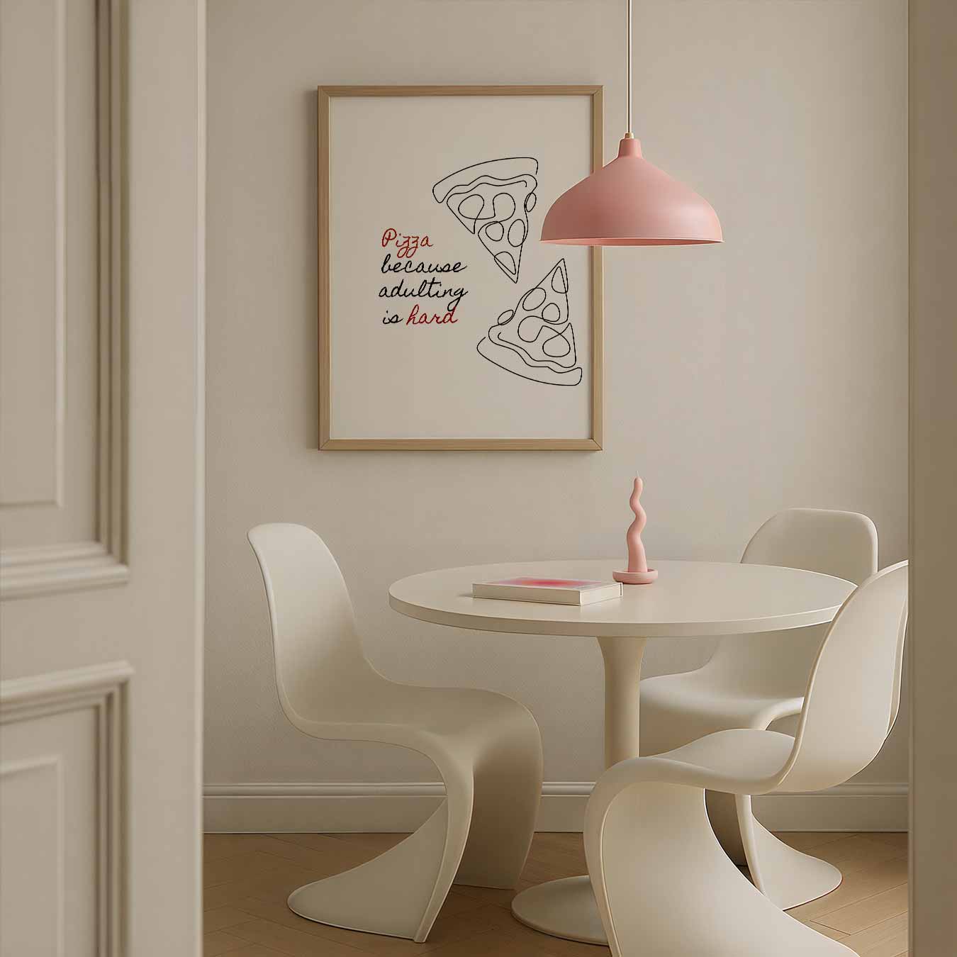 Pizza Liefde Poster-WallArtistic