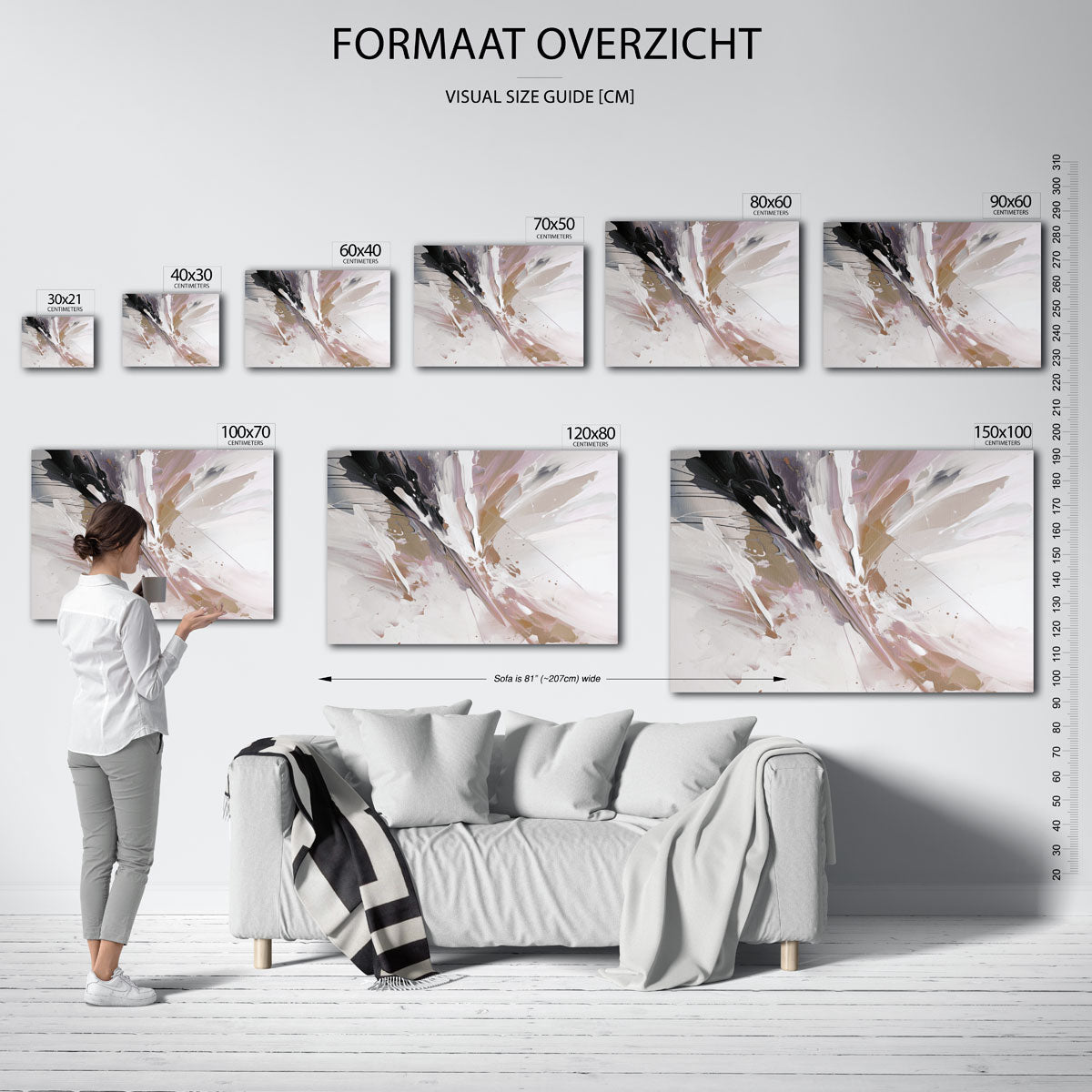 Abstracte vormen Poster