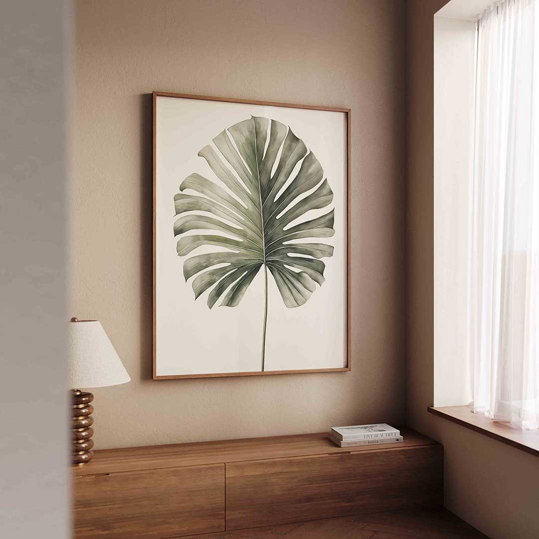 Monstera blad Poster