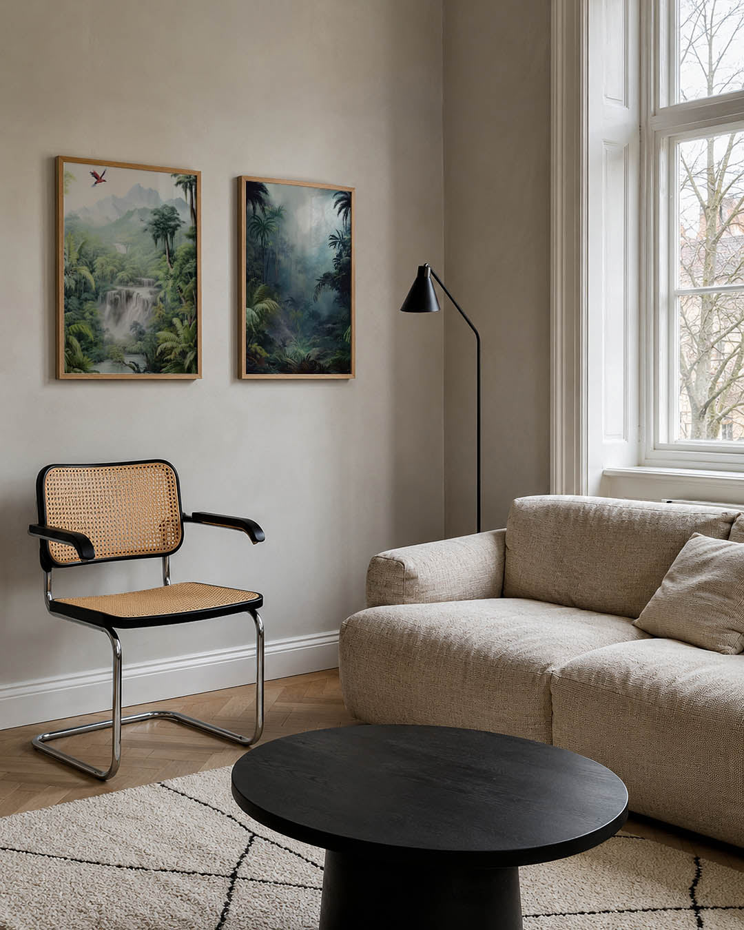 Natuurlijke sereniteit Posterset