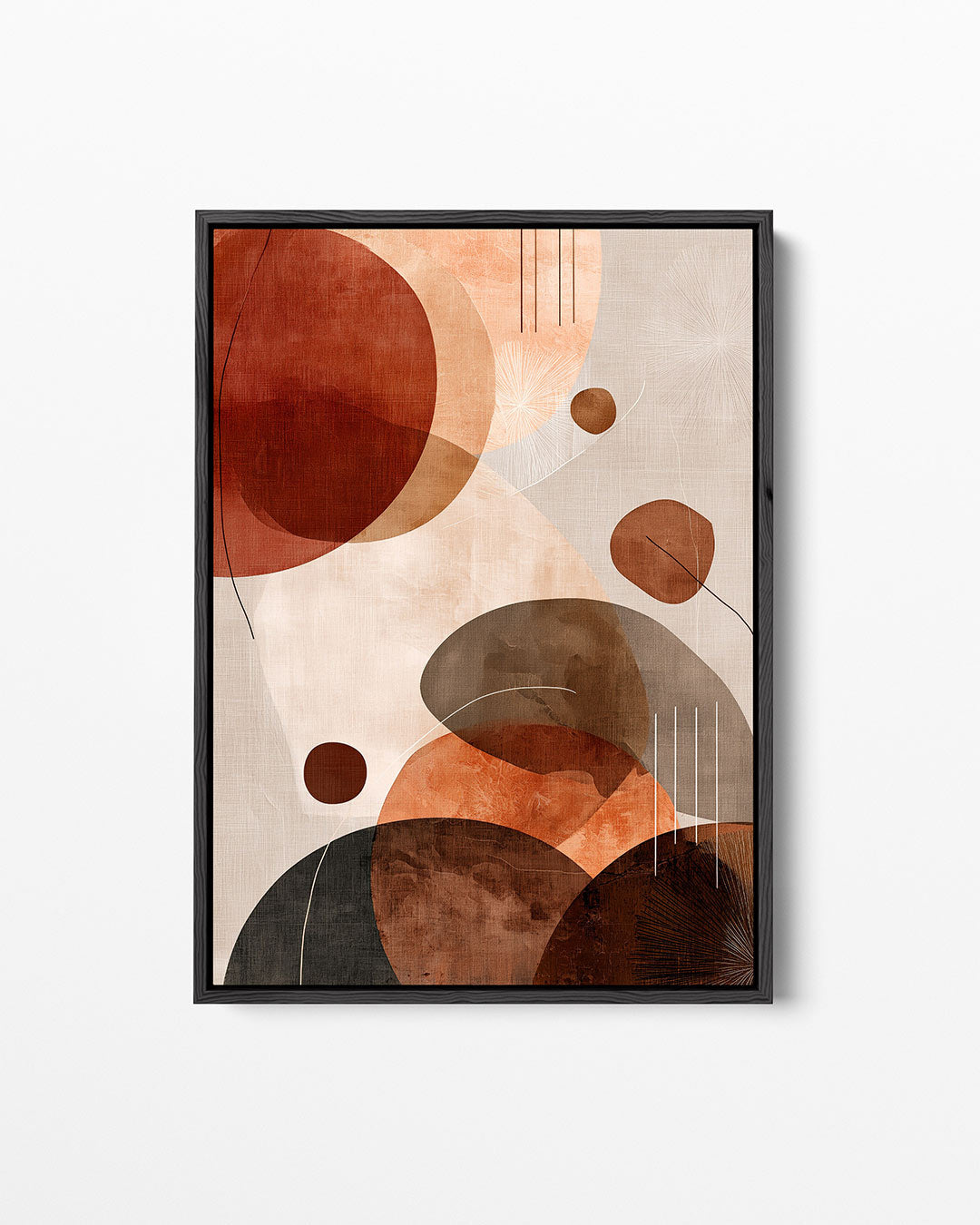 Organische vormen compositie Kunstwerk