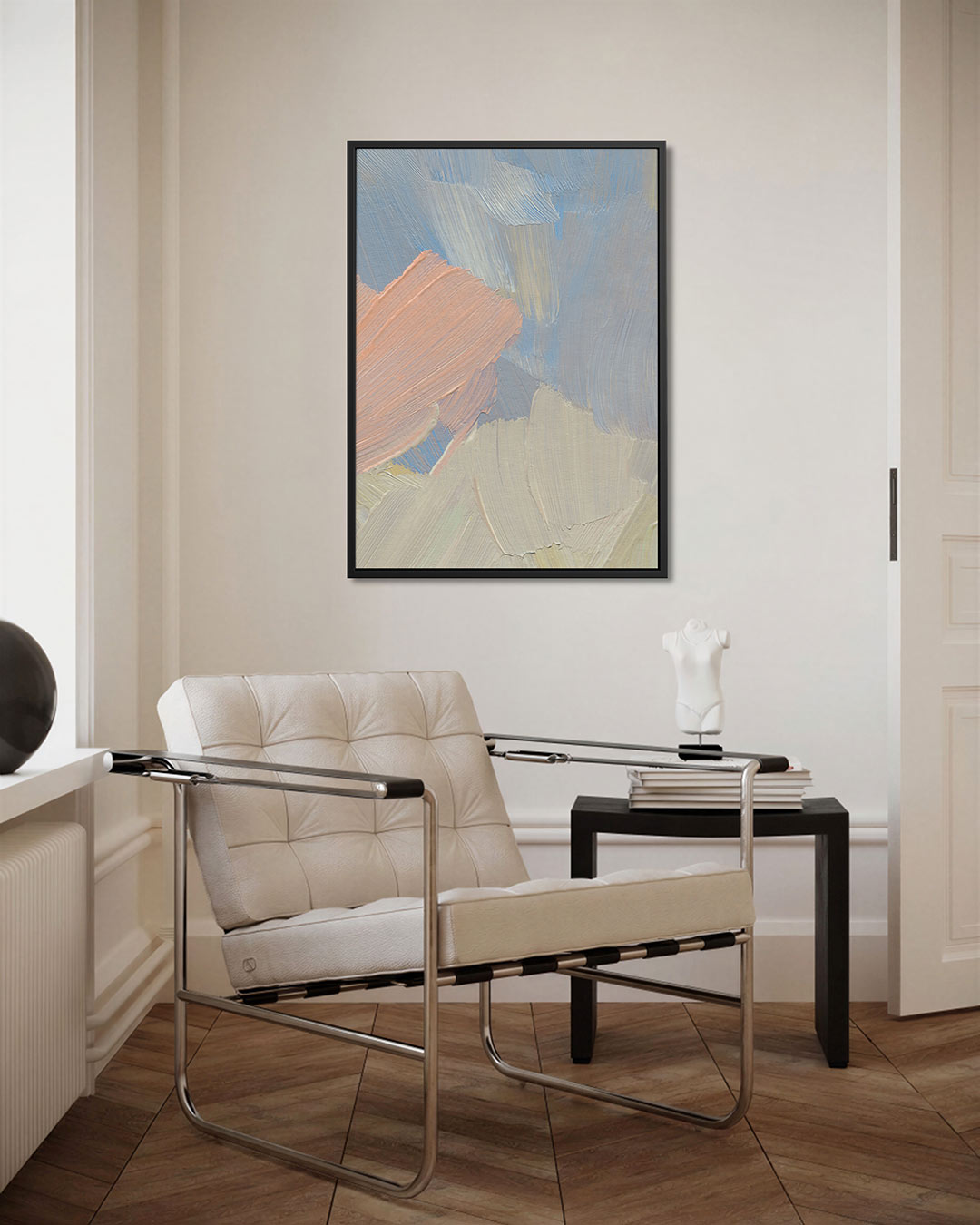 Zachte kleurvlakken Kunstwerk