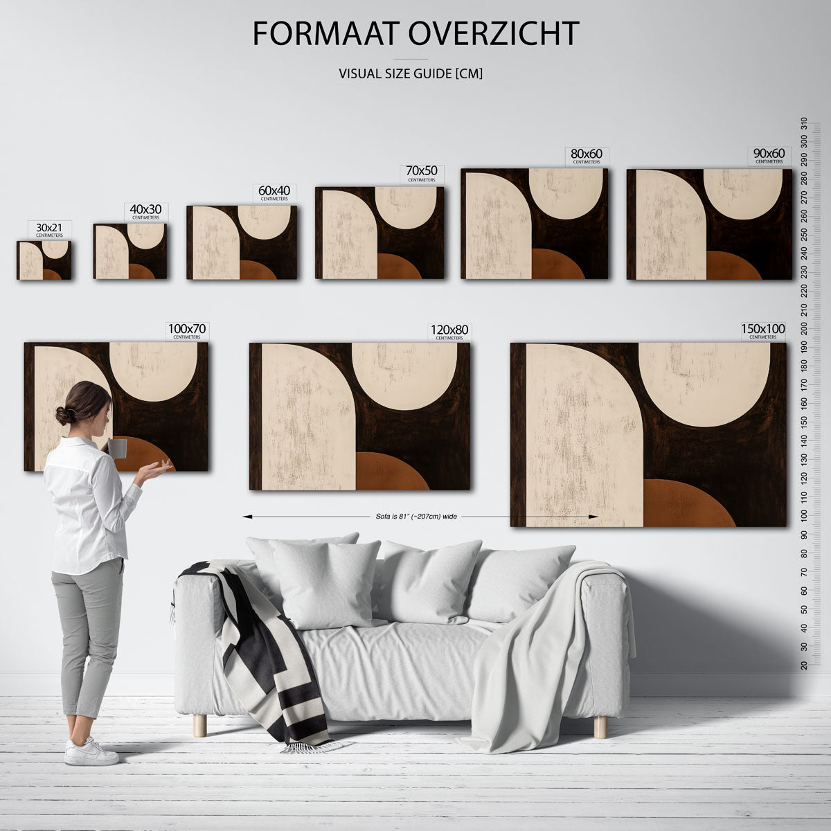 Abstracte vormen Poster