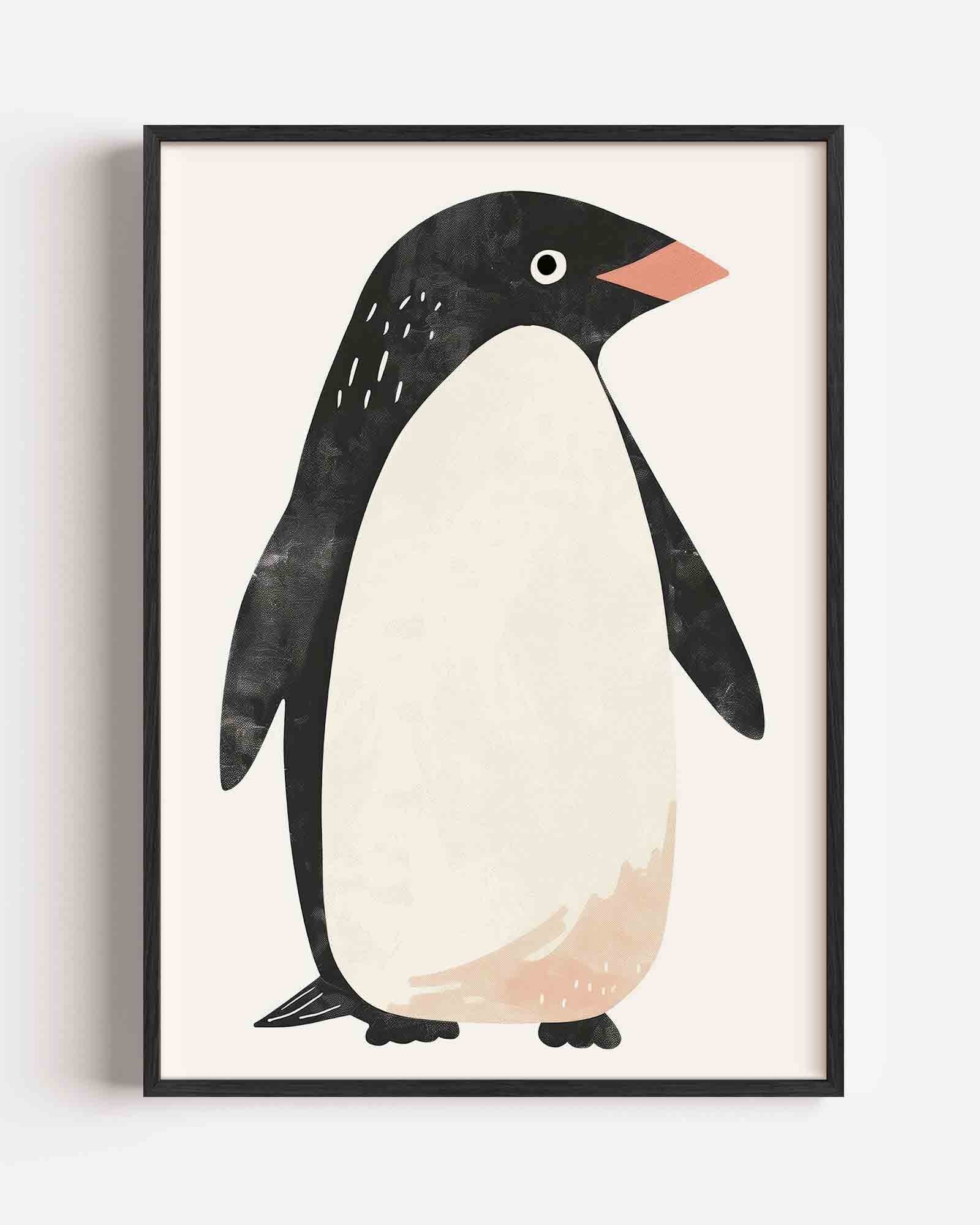 Pinguïn illustratie Poster