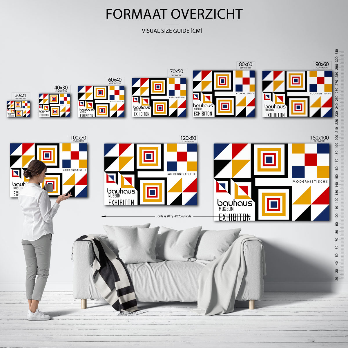Vorm en kleur Poster