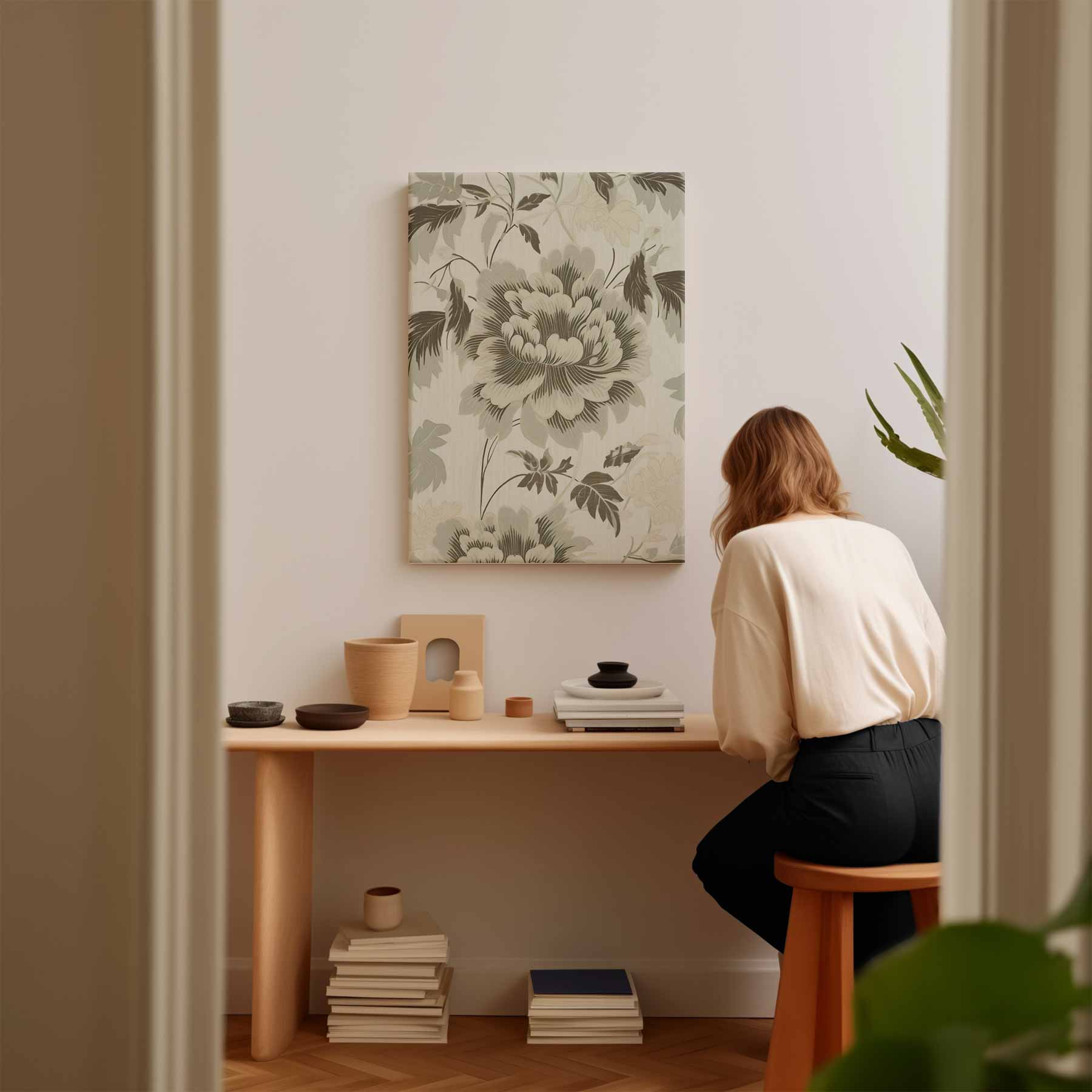 Bloemenpracht Wandtapijt Kunstwerk-canvas-dibond-plexiglas-wanddecoratie-WallArtistic