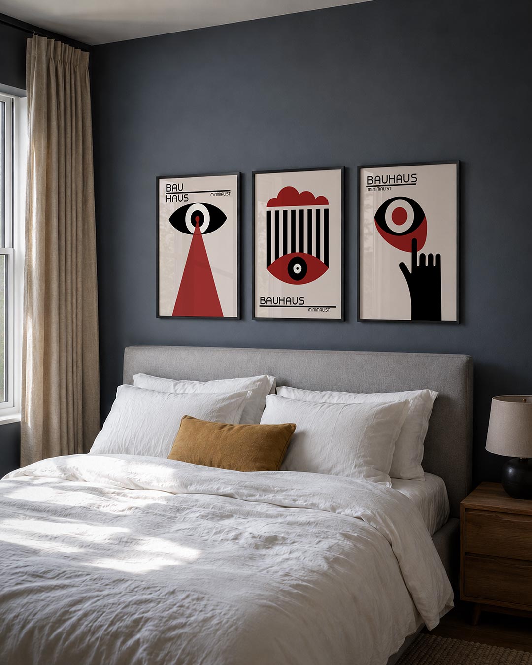 Oog en stralen Posterset
