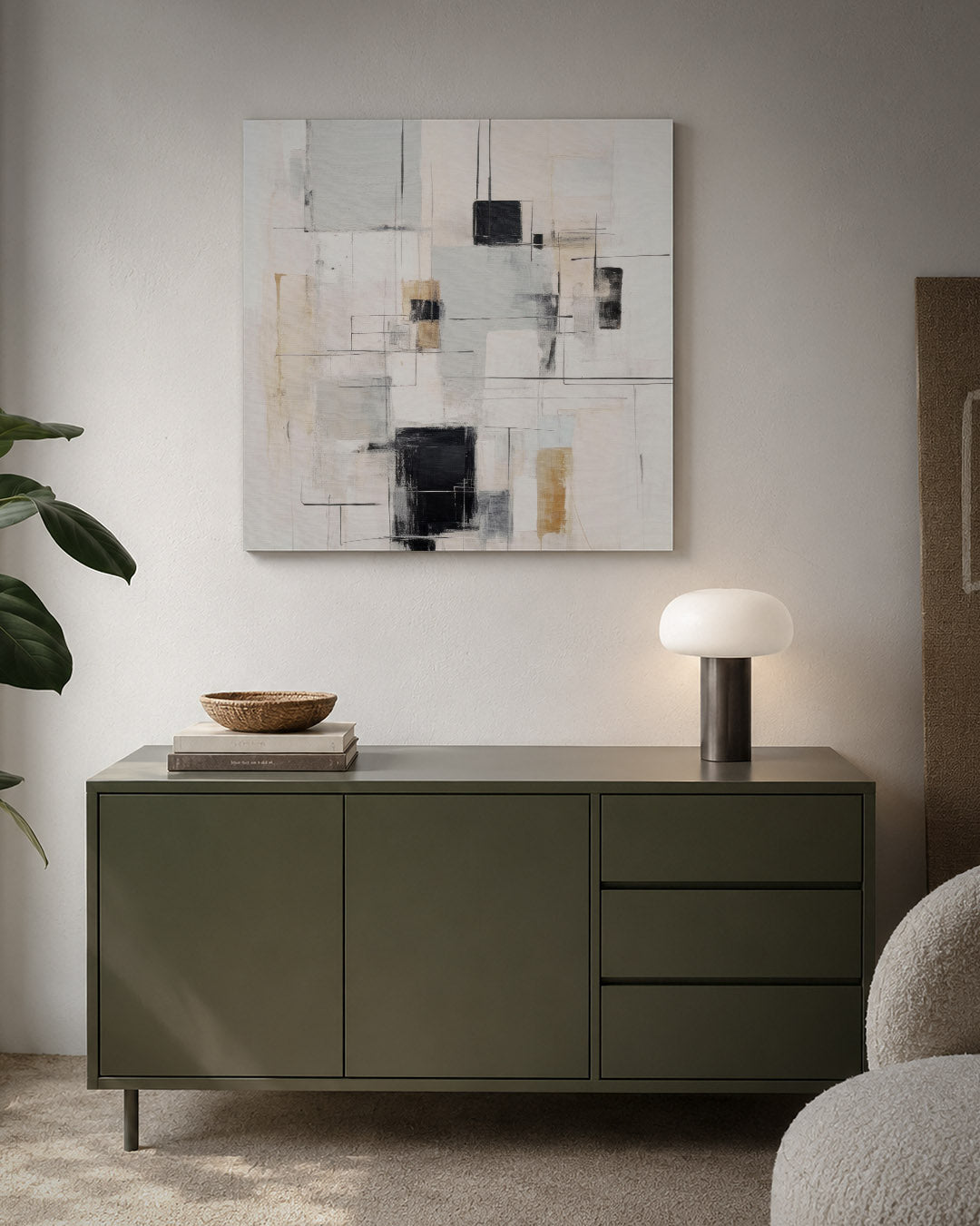 Geometrische lijnen Kunstwerk