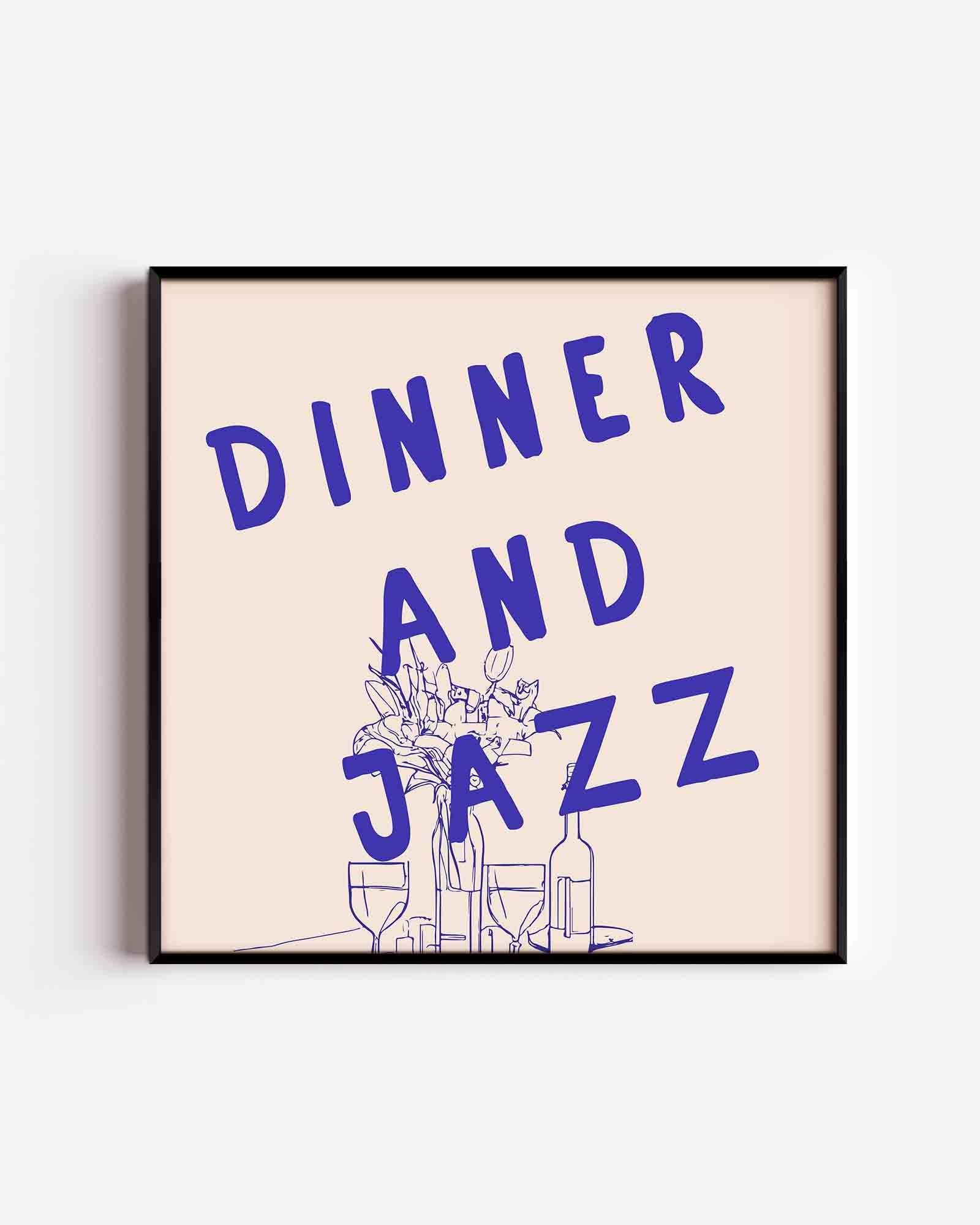 Dinner and jazz Poster