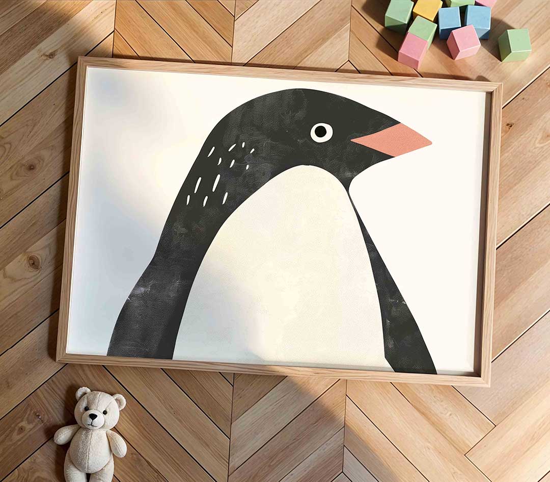Pinguïn profiel Poster