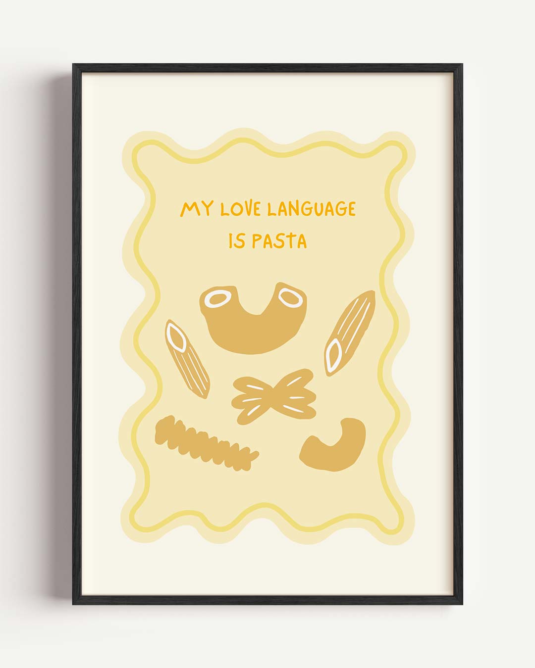 Pasta Liefde Poster-WallArtistic