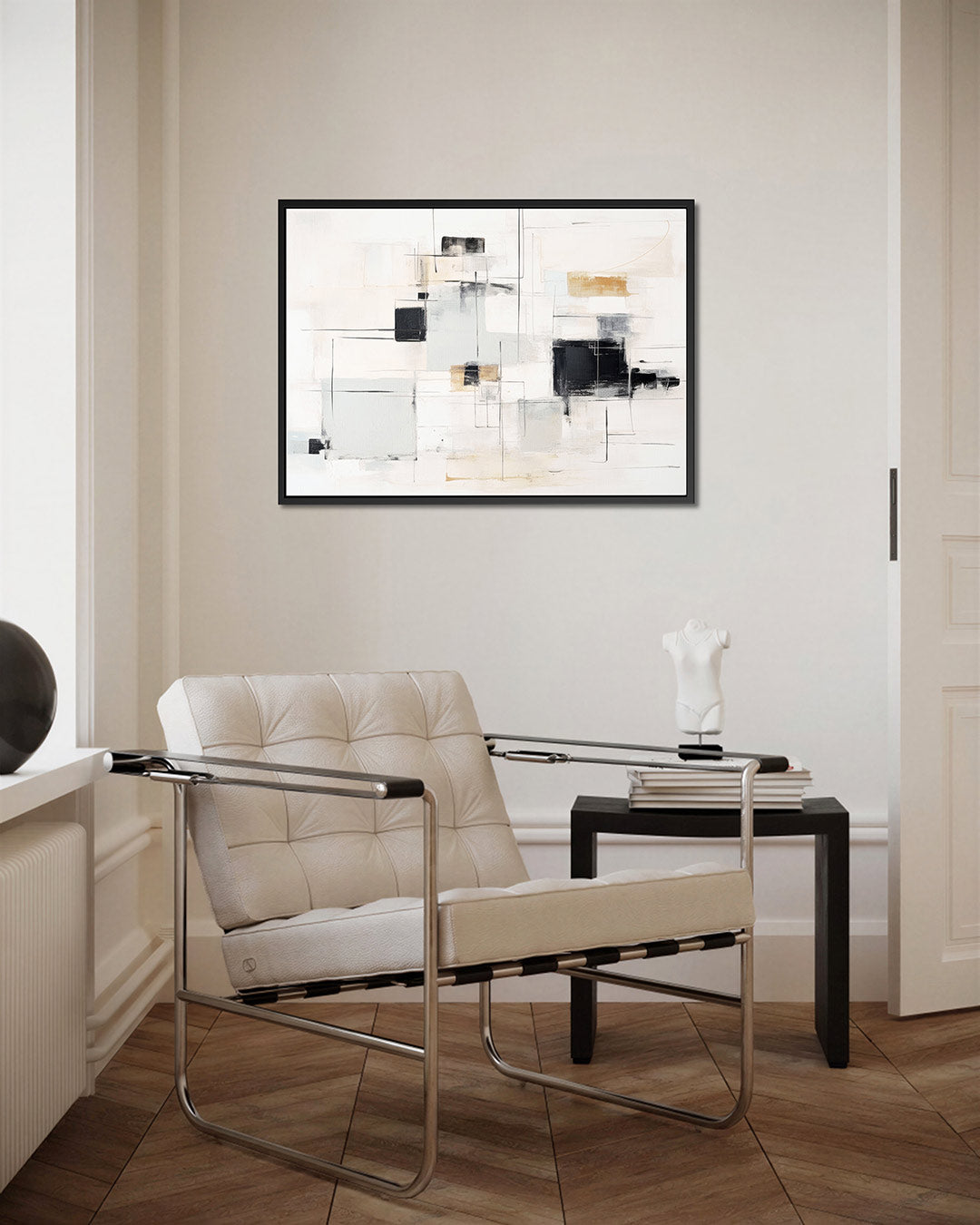Geometrische lijnen Kunstwerk