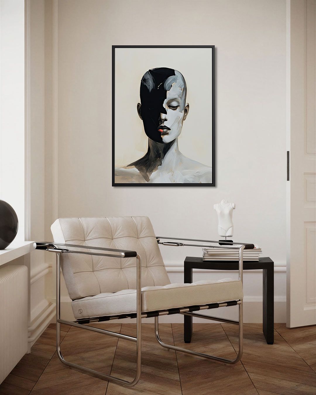 Dualiteit portret Kunstwerk