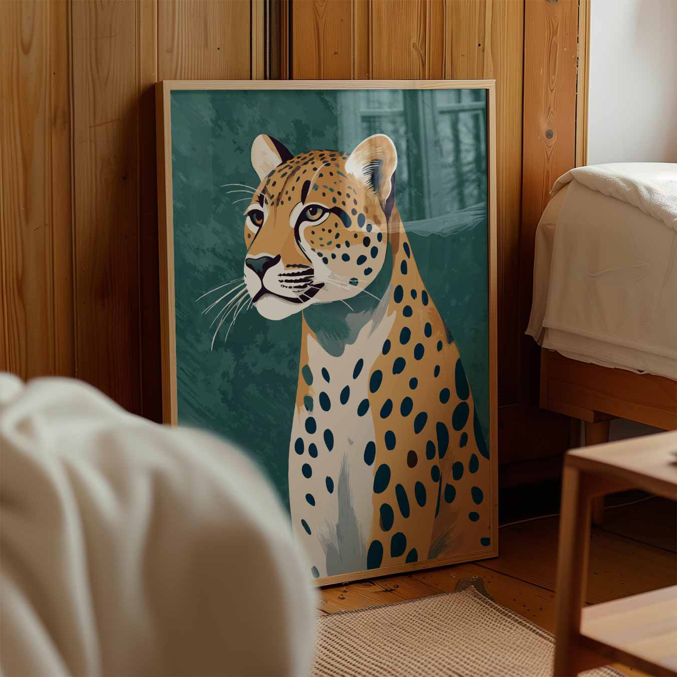 Majestueuze Luipaard Poster-WallArtistic
